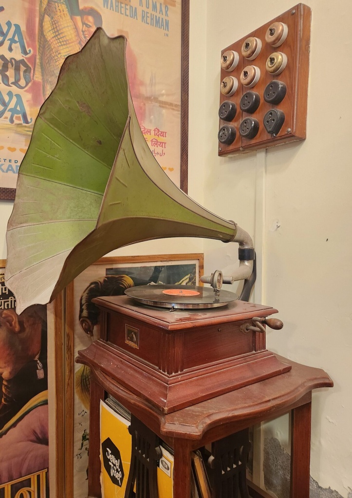 an old gramophone